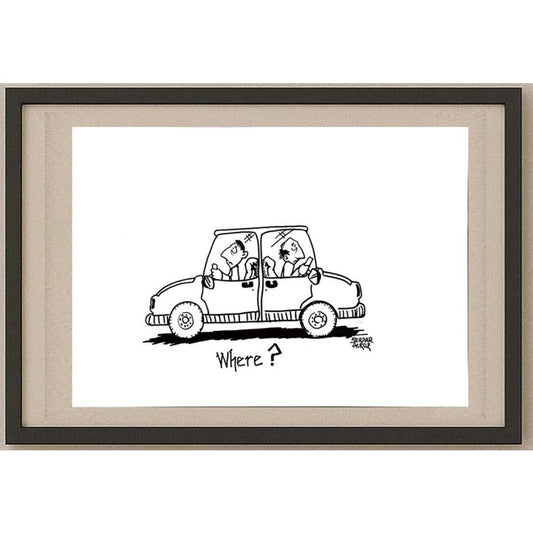 Serdar Horuz 43x30cm Orijinal Karikatür BOD03181