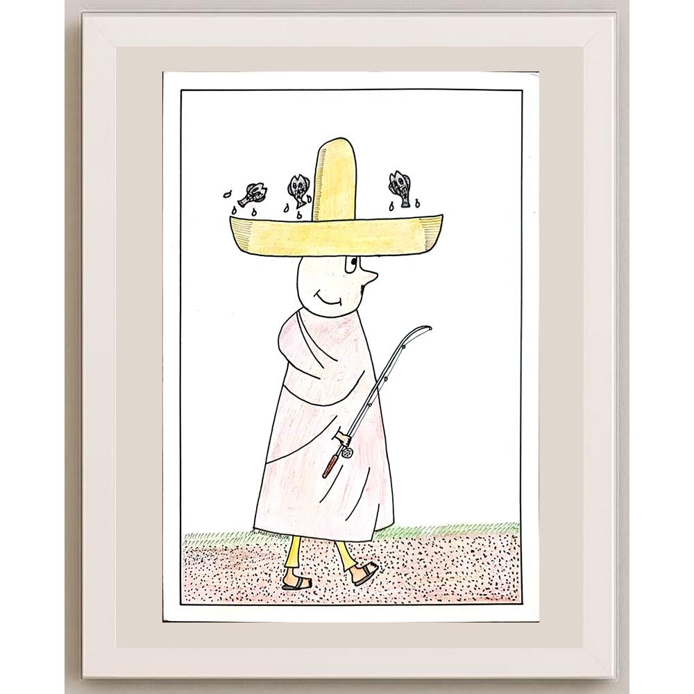Dragan Milunovic 29x21cm Orijinal Karikatür BOD03183