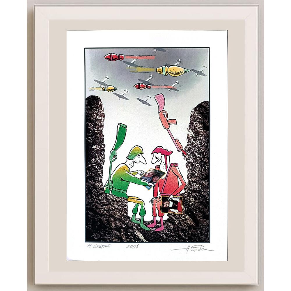 Horia Crisan 29x21cm Orijinal Karikatür BOD03186