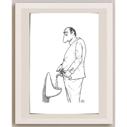 Eshonkulov Maxmudjon 29x21cm Orijinal Karikatür BOD03196