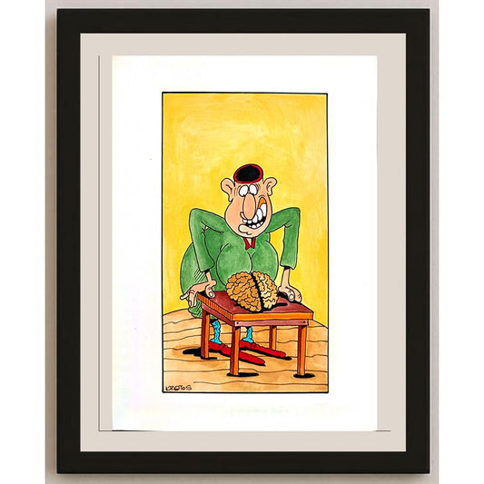 Tadeusz Krotos 29x21cm Orijinal Karikatür BOD03200
