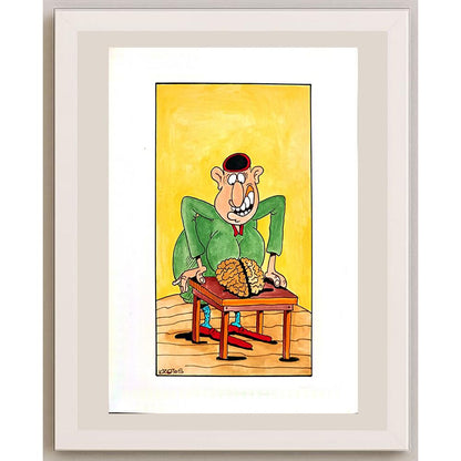 Tadeusz Krotos 29x21cm Orijinal Karikatür BOD03200