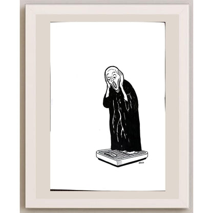 Arvid Andreassen Askehaugveien 29x21cm Orijinal Karikatür BOD03205