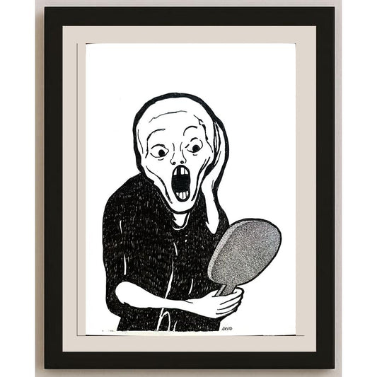 Arvid Andreassen Askehaugveien 29x21cm Orijinal Karikatür BOD03206