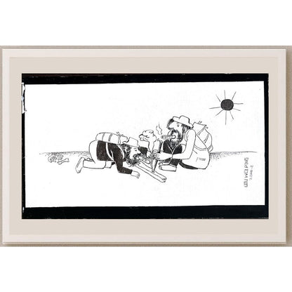 Qiu Wei Ping 21x18cm Orijinal Karikatür BOD03208