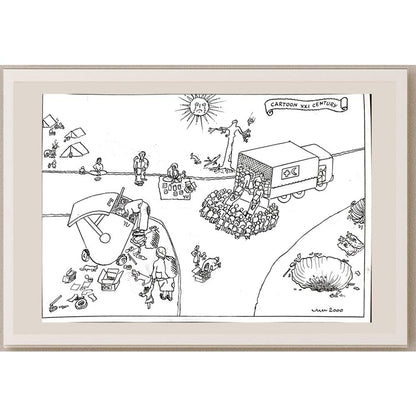 İlic Milovan 29x21cm Orijinal Karikatür BOD03211