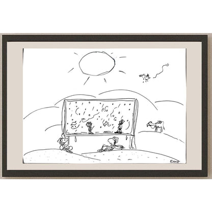 Esme 35x25cm Orijinal Karikatür BOD03223