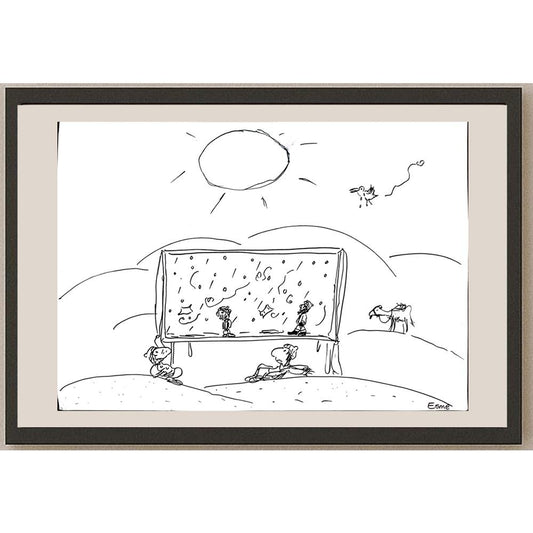Esme 35x25cm Orijinal Karikatür BOD03223