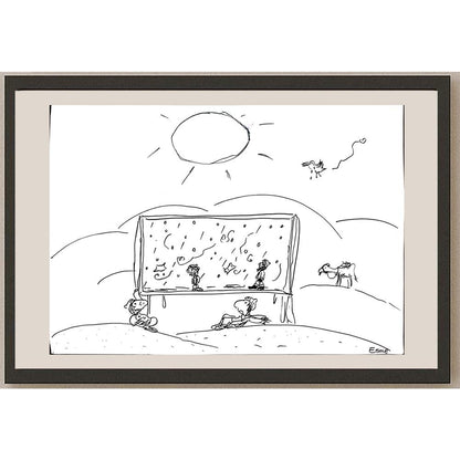 Esme Madra 35x25cm Orijinal Karikatür BOD03223