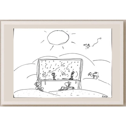 Esme 35x25cm Orijinal Karikatür BOD03223