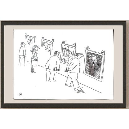 Masoud Ziaei Zardkhashosei 29x21cm Orijinal Karikatür BOD03234