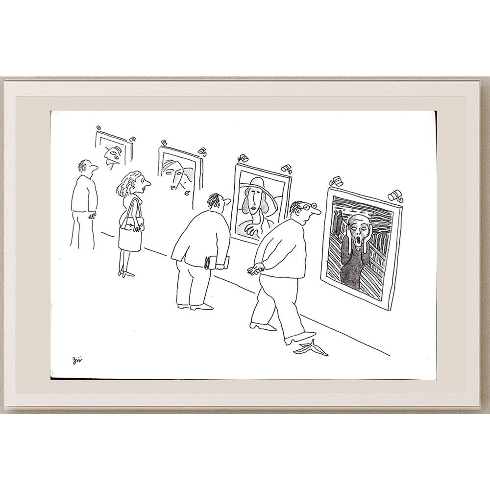Masoud Ziaei Zardkhashosei 29x21cm Orijinal Karikatür BOD03234