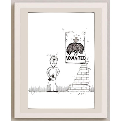 Beppe Battaçlia 29x21cm Orijinal Karikatür BOD03238