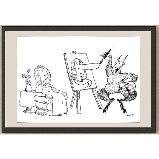 Ivan Haramija 29x21cm Orijinal Karikatür BOD03240