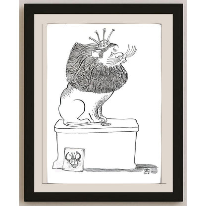 Fabry Janos 29x21cm Orijinal Karikatür BOD03249