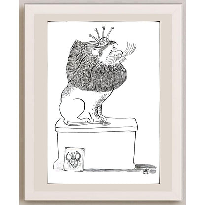 Fabry Janos 29x21cm Orijinal Karikatür BOD03249