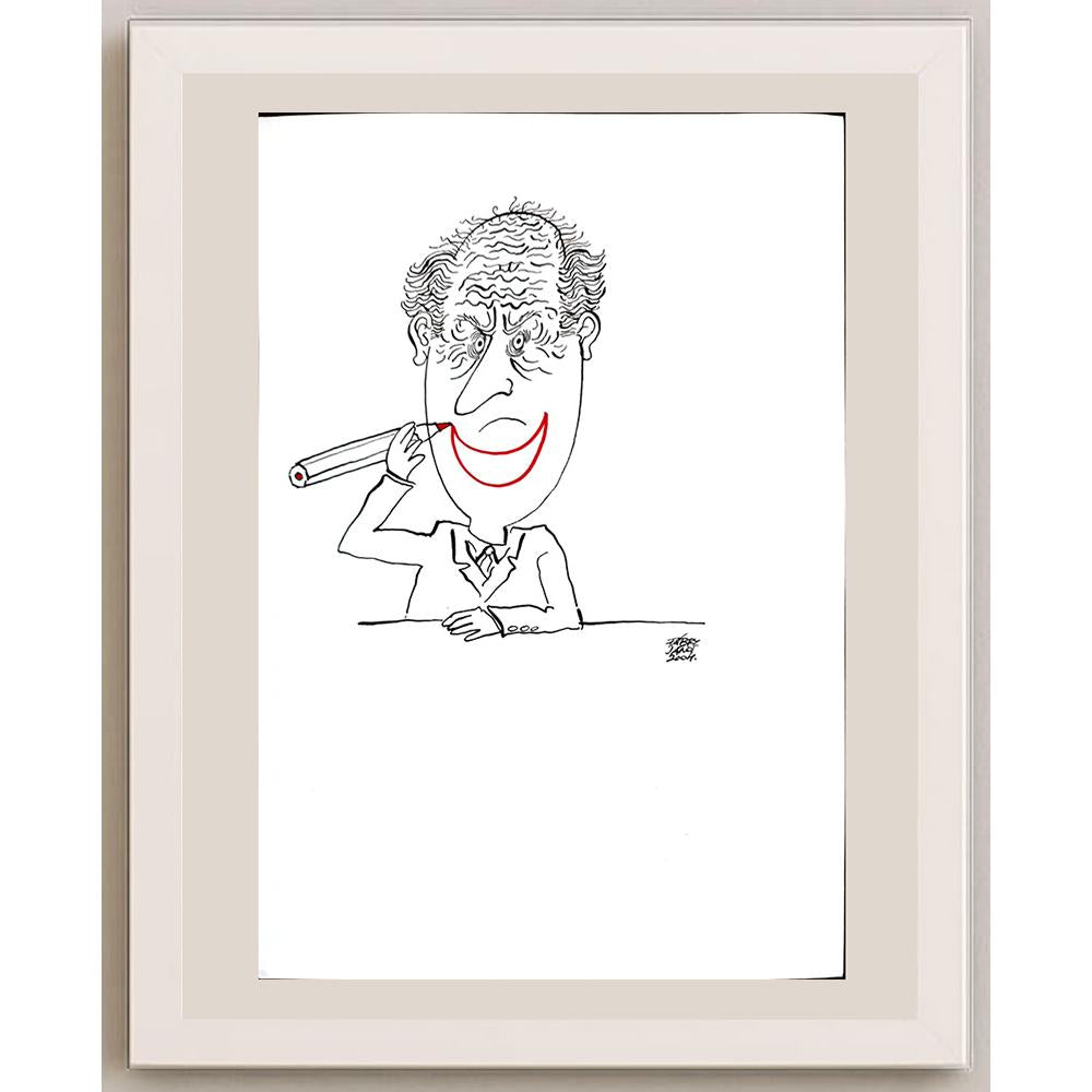 Fabry Janos 29x21cm Orijinal Karikatür BOD03250
