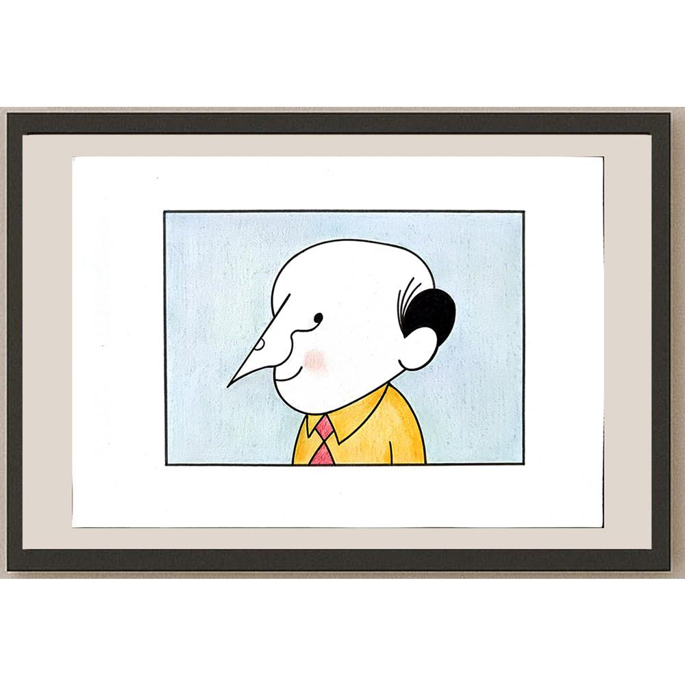 Aleksandar Daskalovic 29x21cm Orijinal Karikatür BOD03252