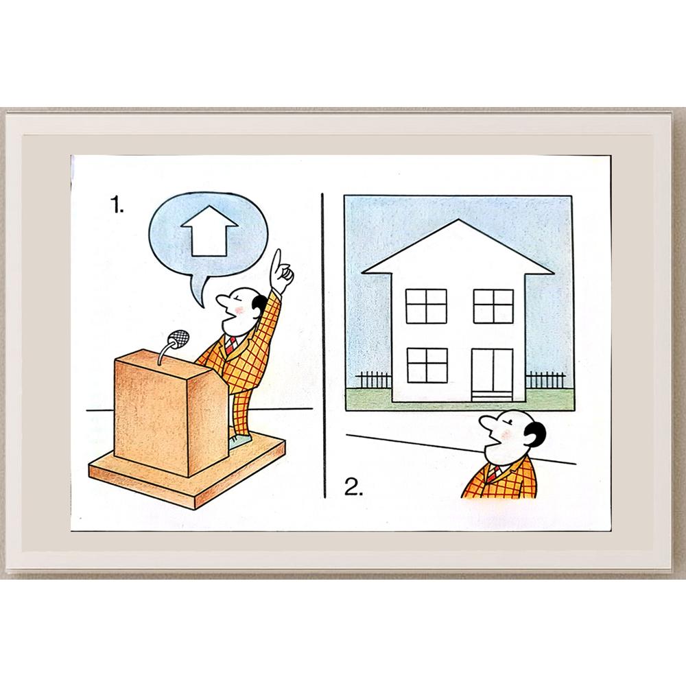 Aleksandar Daskalovic 29x21cm Orijinal Karikatür BOD03253