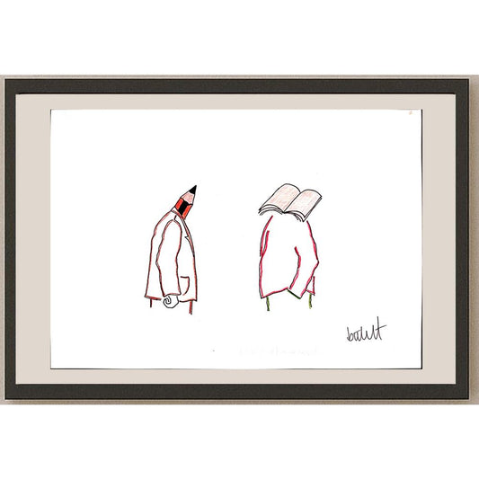 Bülent Fidan 29x21cm Orijinal Karikatür BOD03257