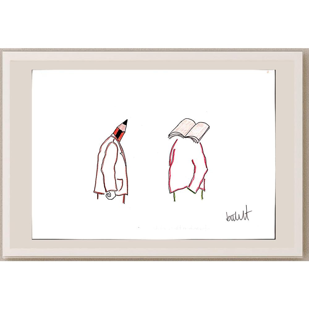 Bülent Fidan 29x21cm Orijinal Karikatür BOD03257