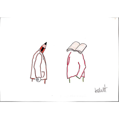 Bülent Fidan 29x21cm Orijinal Karikatür BOD03257