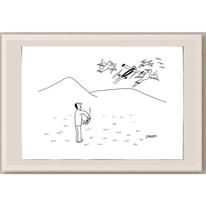 Stanko Zmazek 29x21cm Orijinal Karikatür BOD03258