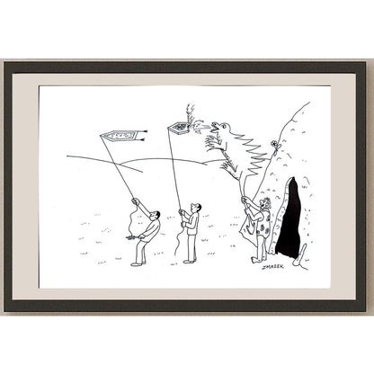 Stanko Zmazek 29x21cm Orijinal Karikatür BOD03259