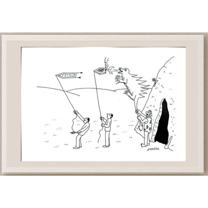 Stanko Zmazek 29x21cm Orijinal Karikatür BOD03259