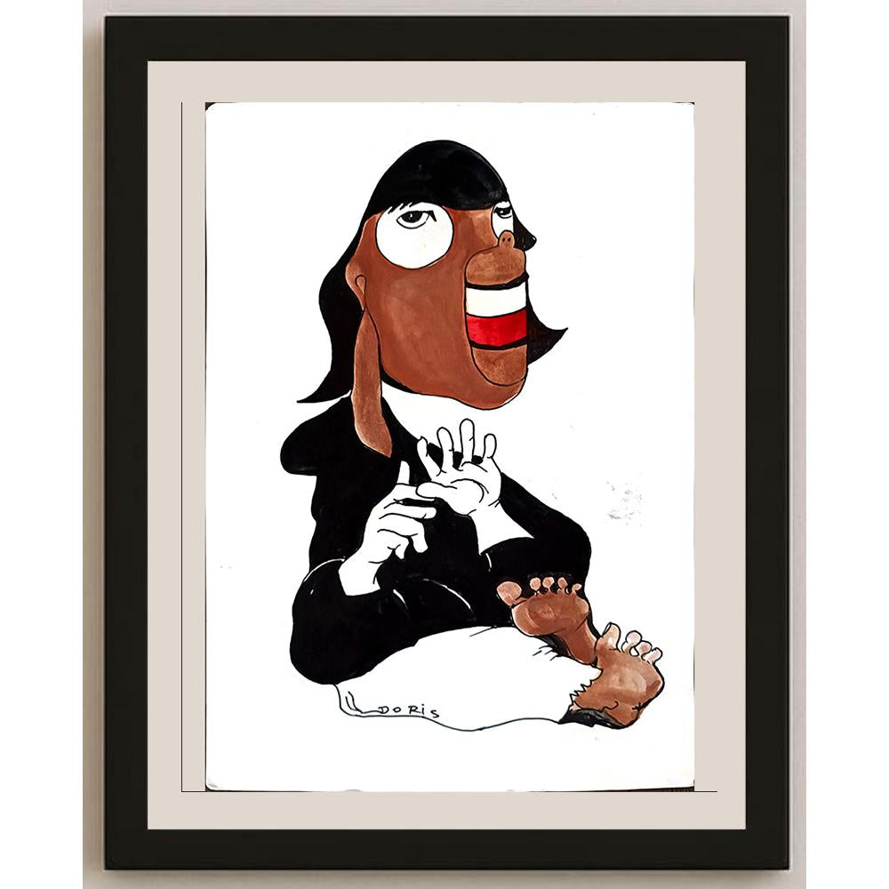 Doris 29x21cm Orijinal Karikatür BOD03262
