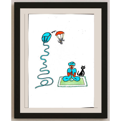 Feng Huo 29x21cm Orijinal Karikatür BOD03263