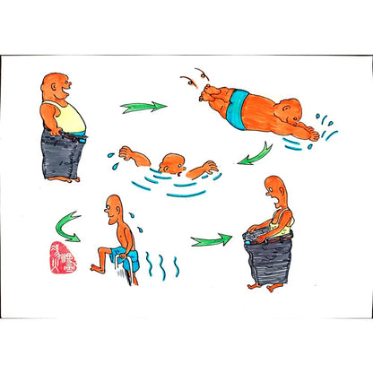 Feng Huo 29x21cm Orijinal Karikatür BOD03264