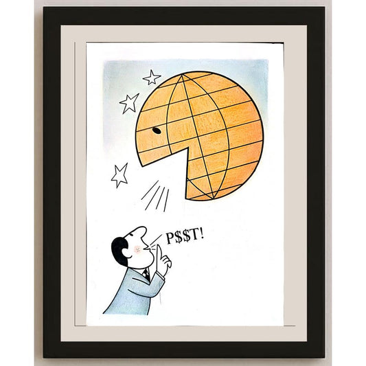 Aleksandar Daskalovic 29x21cm Orijinal Karikatür BOD03268