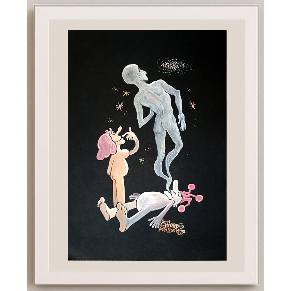 Cornel Marim Chiorean 29x21cm Orijinal Karikatür BOD03275