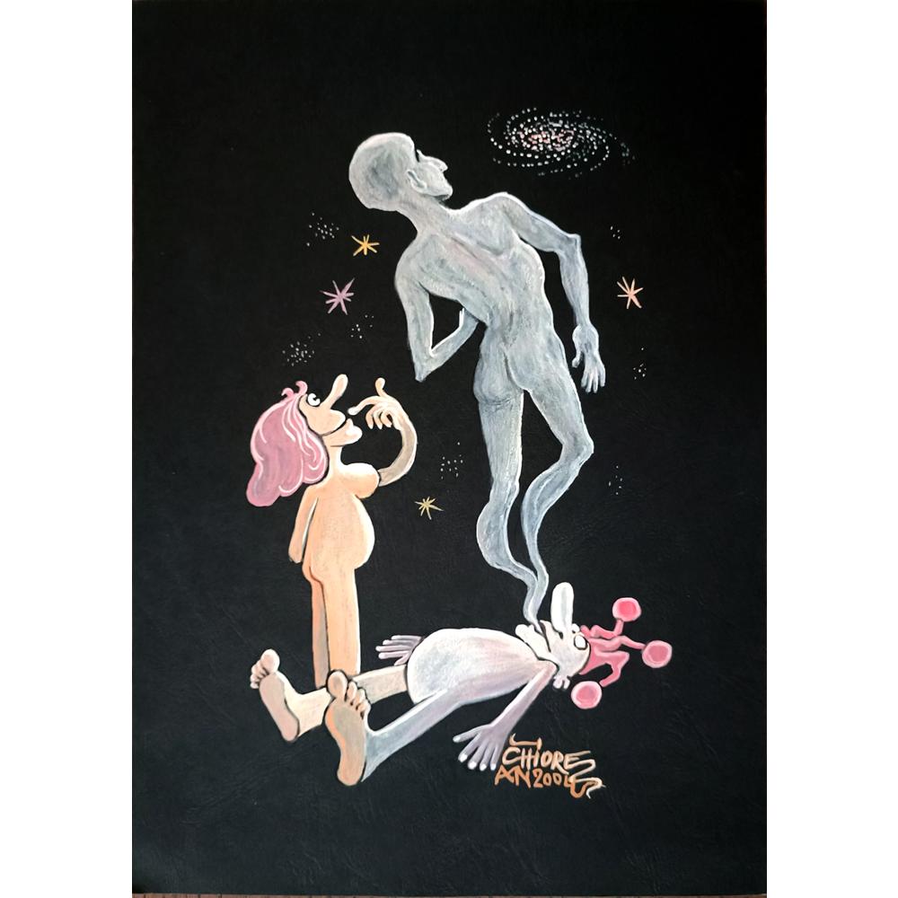 Cornel Marim Chiorean 29x21cm Orijinal Karikatür BOD03275
