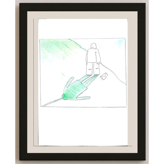 Bahkad Gasabi 29x21cm Orijinal Karikatür BOD03279