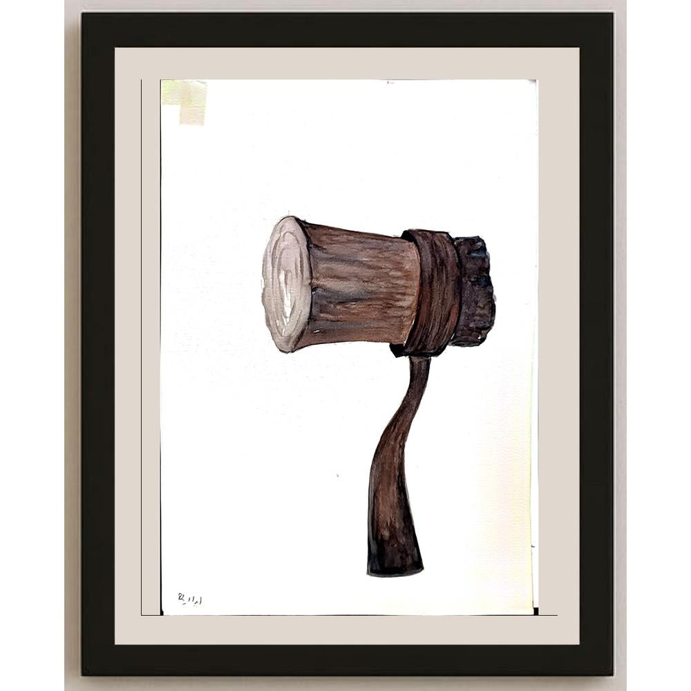 Mohamed Reza 29x21cm Orijinal Karikatür BOD03281