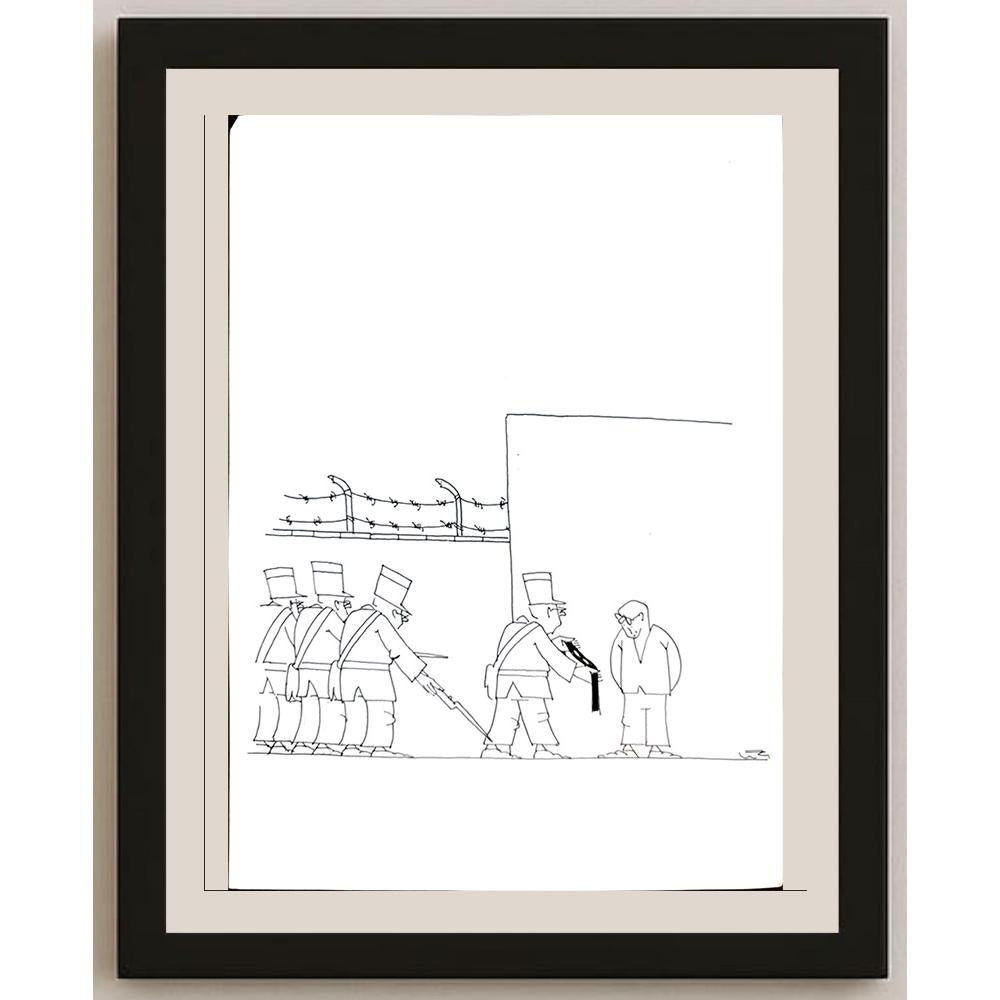Marcel Kristofovic 29x21cm Orijinal Karikatür BOD03289