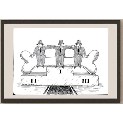 Aurel Stefan Alexandrescu 29x21cm Orijinal Karikatür BOD03291