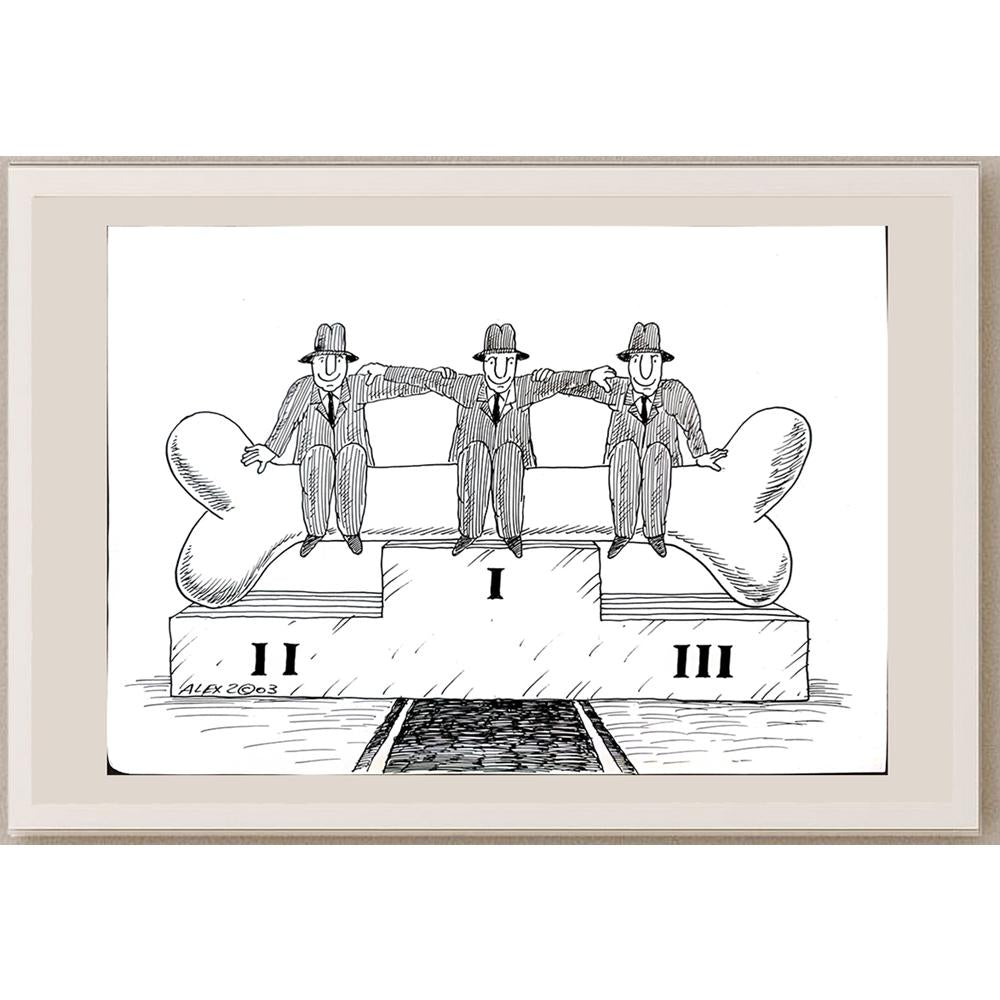 Aurel Stefan Alexandrescu 29x21cm Orijinal Karikatür BOD03291