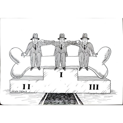 Aurel Stefan Alexandrescu 29x21cm Orijinal Karikatür BOD03291