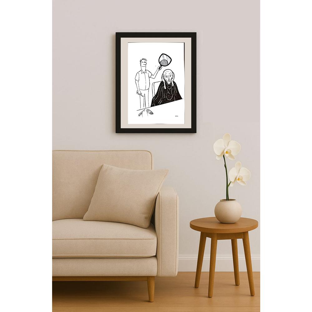 Arvid Andreassen Askehaugveien 29x21cm Orijinal Karikatür BOD03294