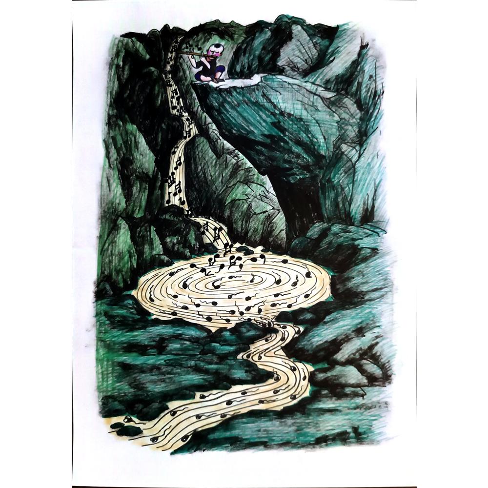 Feng Hui Cang 25x18cm Orijinal Karikatür BOD03308