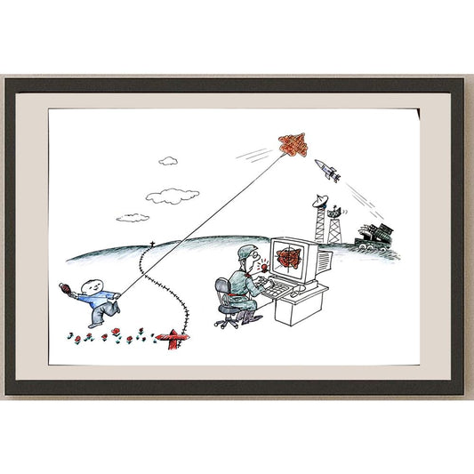 Feng Hui Cang 25x18cm Orijinal Karikatür BOD03310