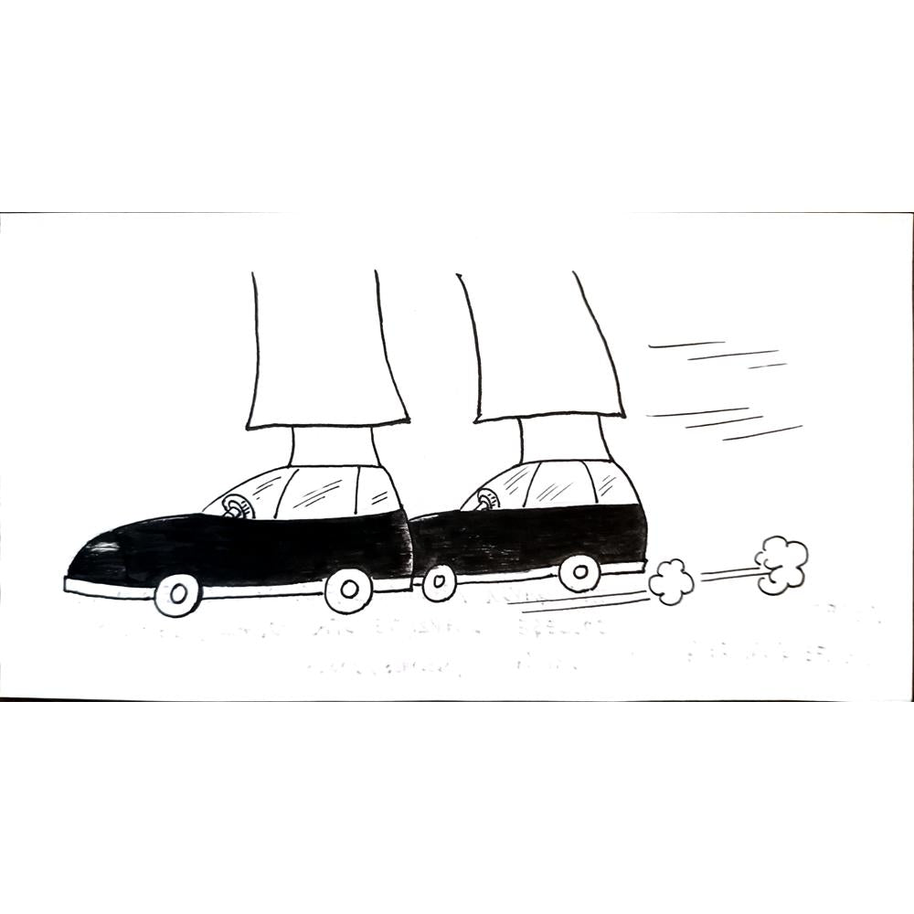 Feng Hui Cang 21x11cm Orijinal Karikatür BOD03311