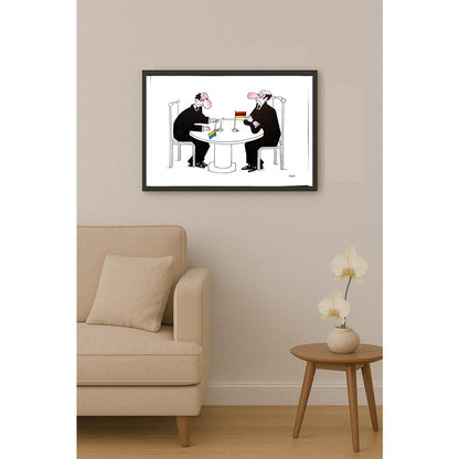 Olexander Dubovskyi 29x21cm Orijinal Karikatür BOD03315