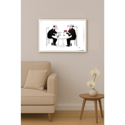 Olexander Dubovskyi 29x21cm Orijinal Karikatür BOD03315