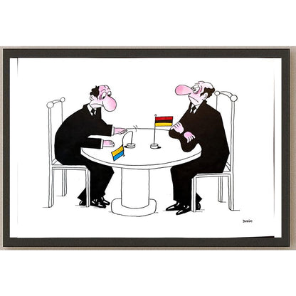 Olexander Dubovskyi 29x21cm Orijinal Karikatür BOD03315