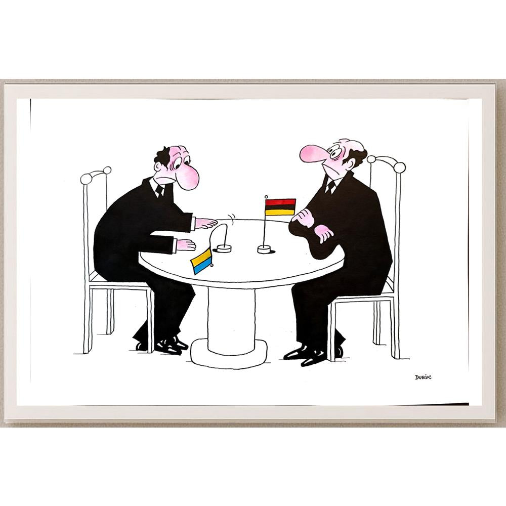 Olexander Dubovskyi 29x21cm Orijinal Karikatür BOD03315