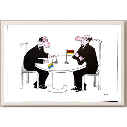 Olexander Dubovskyi 29x21cm Orijinal Karikatür BOD03315